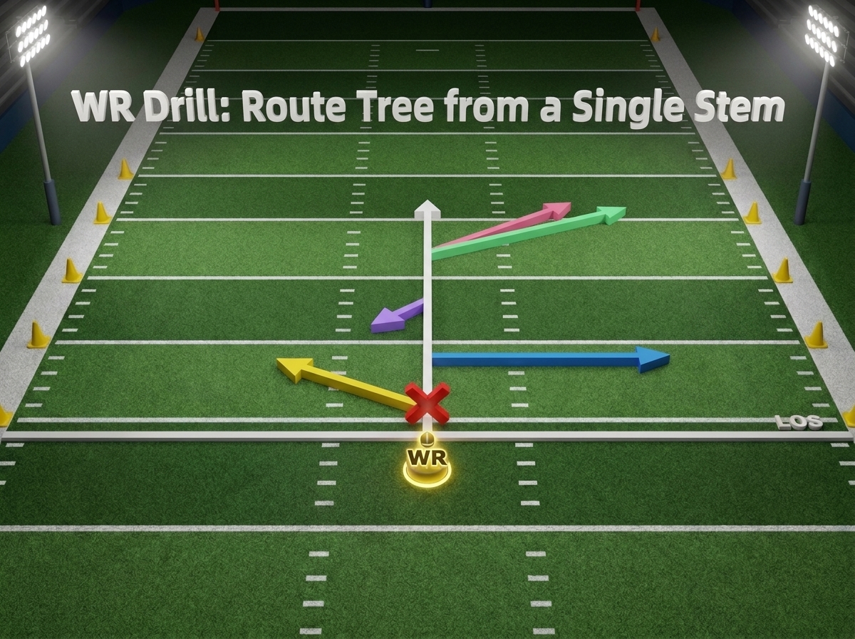 WR Drill: Route Tree from a Single Stem